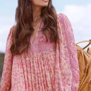 Spell Folk Song Boho Dress Blossom Sz Large